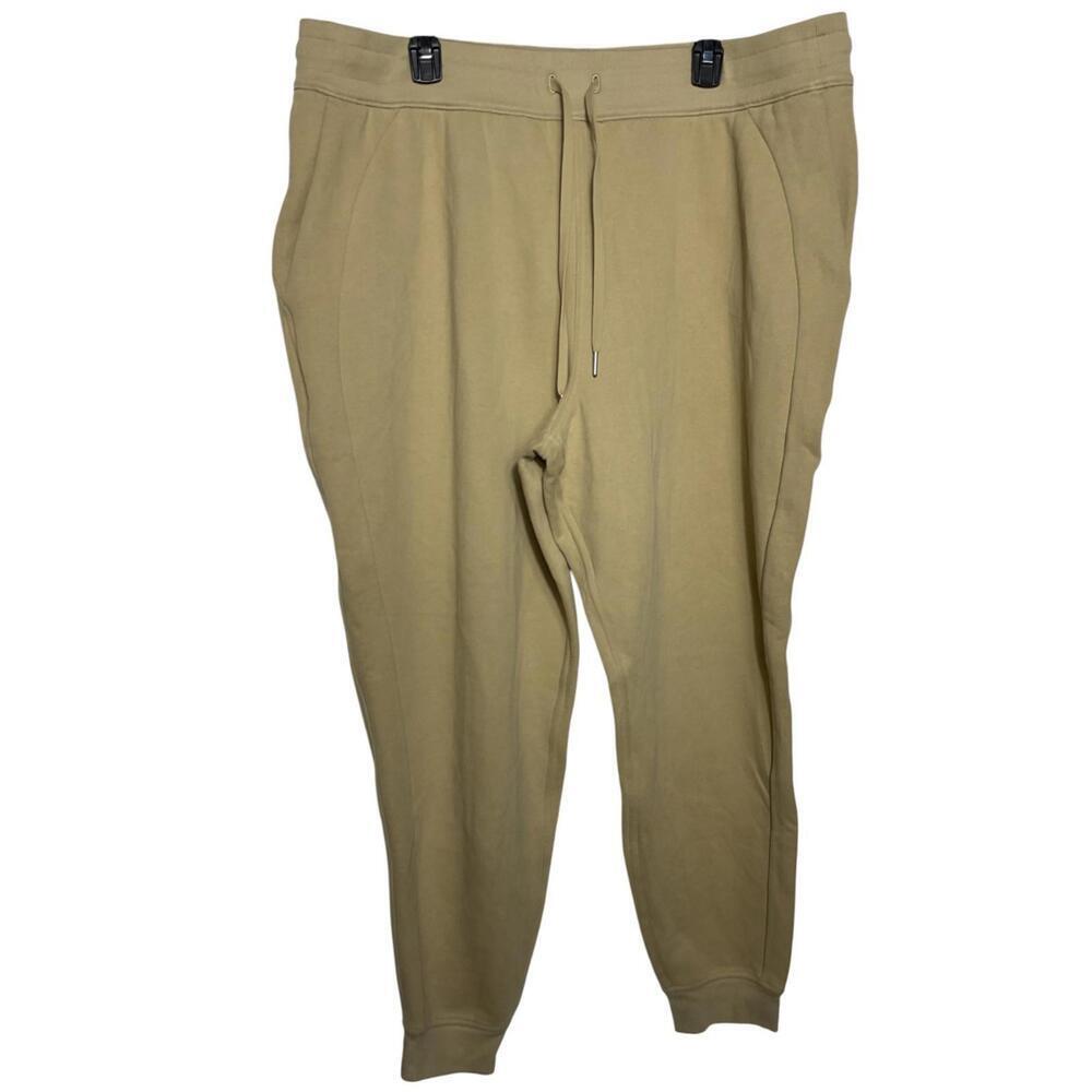 085 Lululemon SoftStretch Joggers (20, Sand, NWOT)